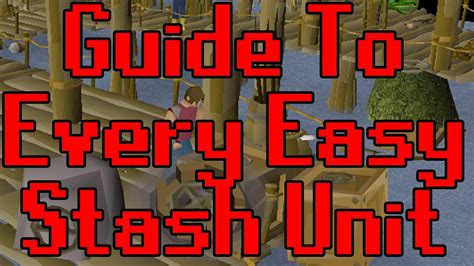 Free-to-play players cannot deposit or withdraw from any <b>STASH</b> unit. . Easy stash osrs